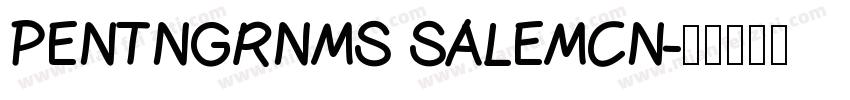 PENTNGRNMS SALEMCN字体转换